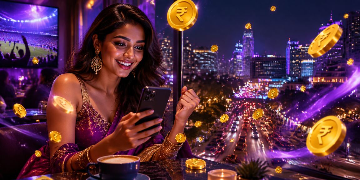 Bangalore MG Road local playing online slots featuring INR currency