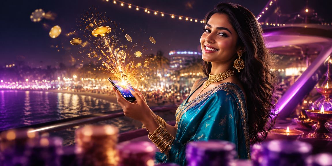 Indian player enjoying mobile casino with privacy